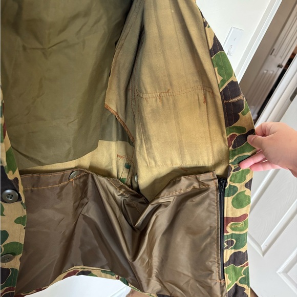 Vintage Camouflage Jacket with Corduroy Collar - Picture 5 of 9